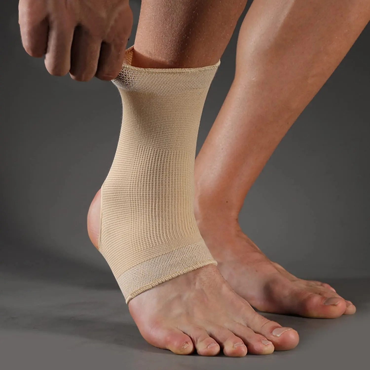Running Gear Usa - 1pc Skin Color Sports Ankle Support