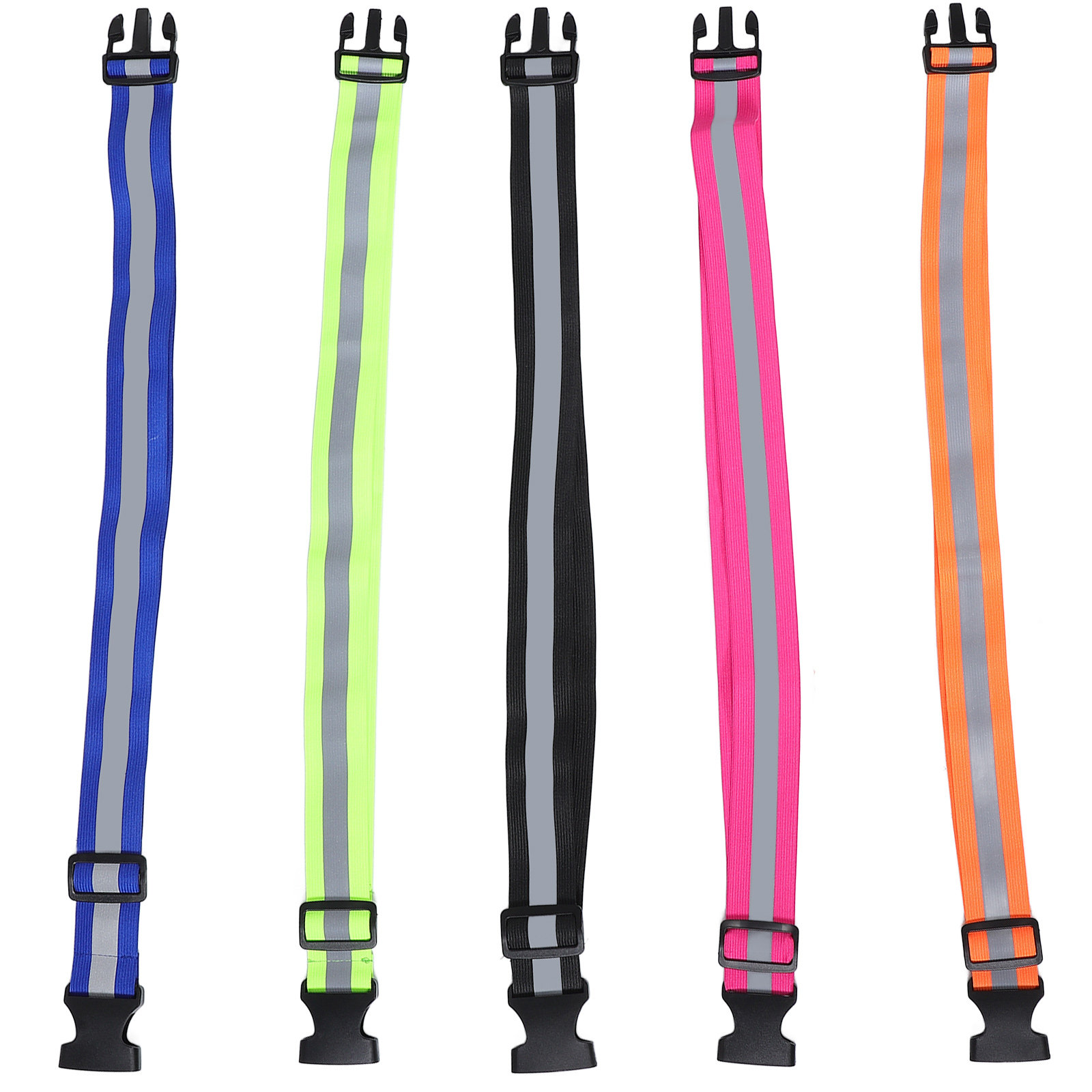 Running Visibility Gear - 5Pcs Reflective Running Belt High Visibility
