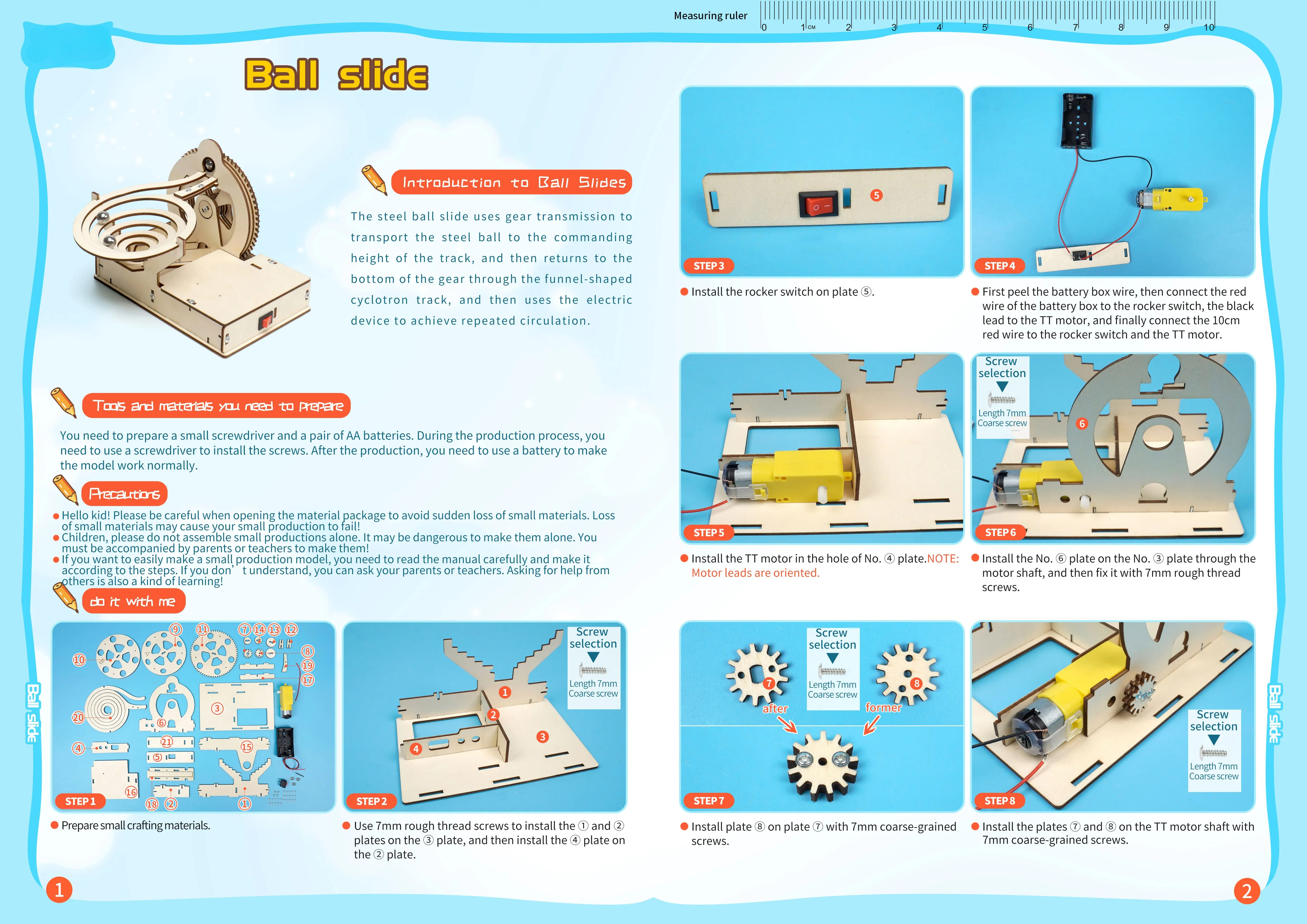 DIY Assemble Mechanical Marble - Running Gear Usa avis et prix