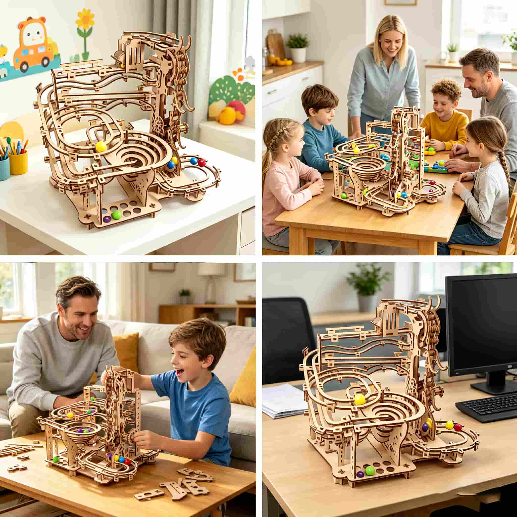 Mechanical Marble Run 3D Woode - Running Gear Gifts avis et prix