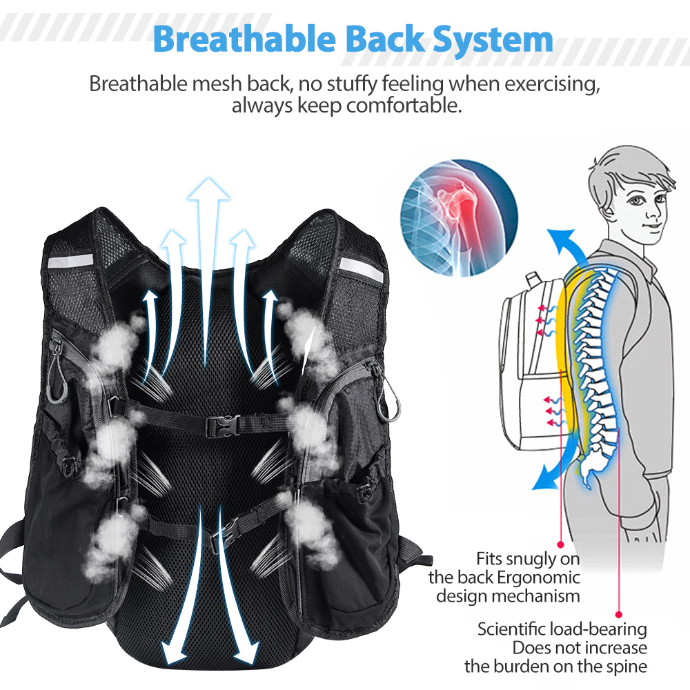 Running Backpack Vest With Wat - Running Gear Water avis et prix