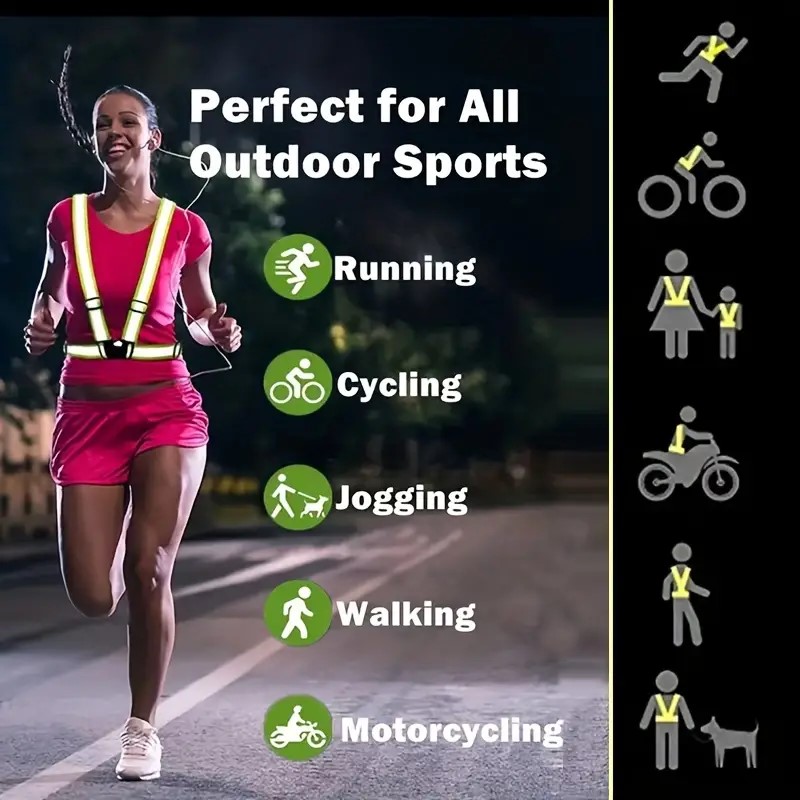 Reflective Vest Running Gear,  - Running Visibility Gear avis et prix
