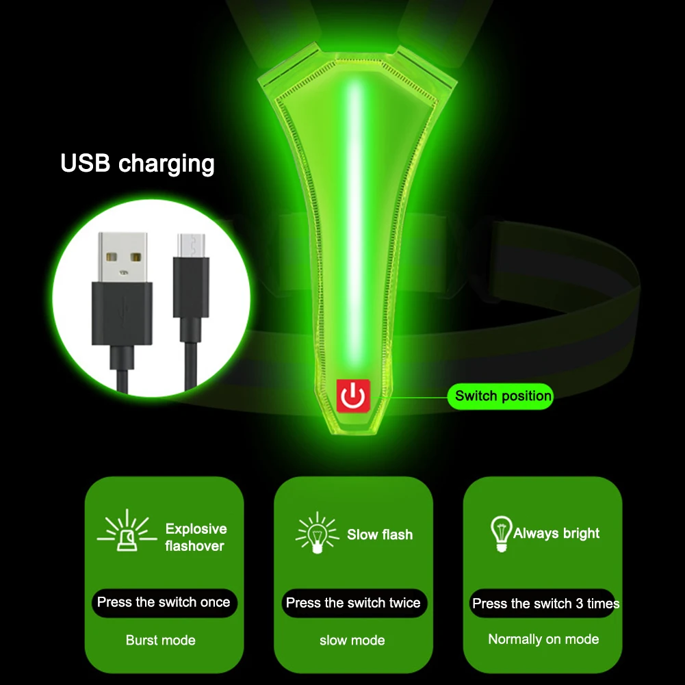 LED Running Vest USB Rechargea - Running Visibility Gear avis et prix