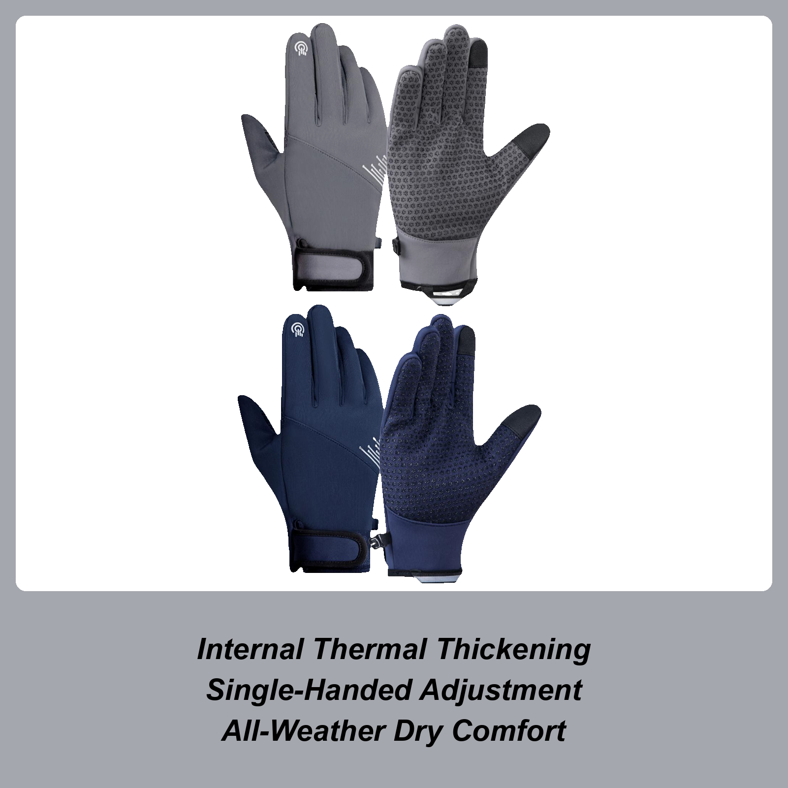 Winter Gloves Windproof Touchs - Running Gear Cold Weather avis et prix