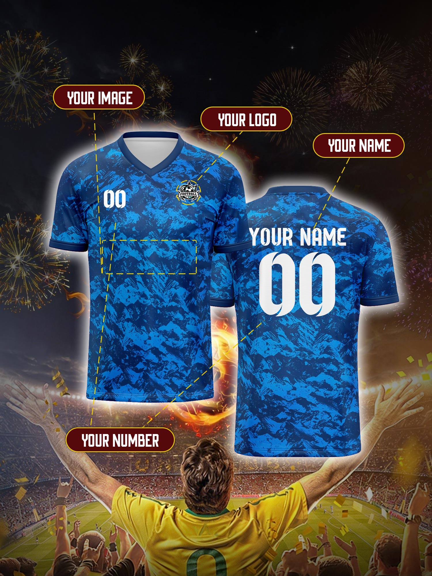 Custom Soccer Jersey With Cust - Running Gear Usa avis et prix