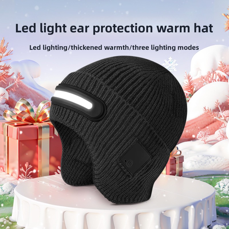 LED Headlamp Winter Hat Outdoo - Running Gear Cold Weather avis et prix