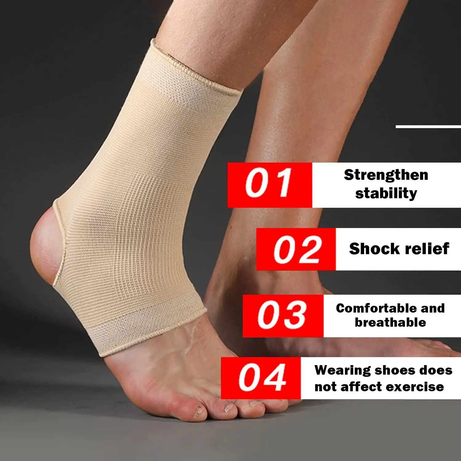 1pc Skin Color Sports Ankle Su - Running Gear Usa avis et prix