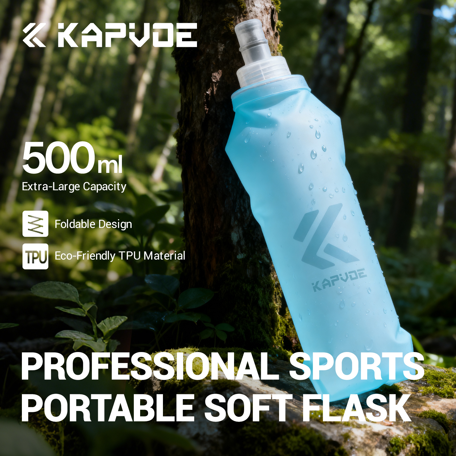 Kapvoe Soft Water Bottle Foldi - Running Gear Water avis et prix