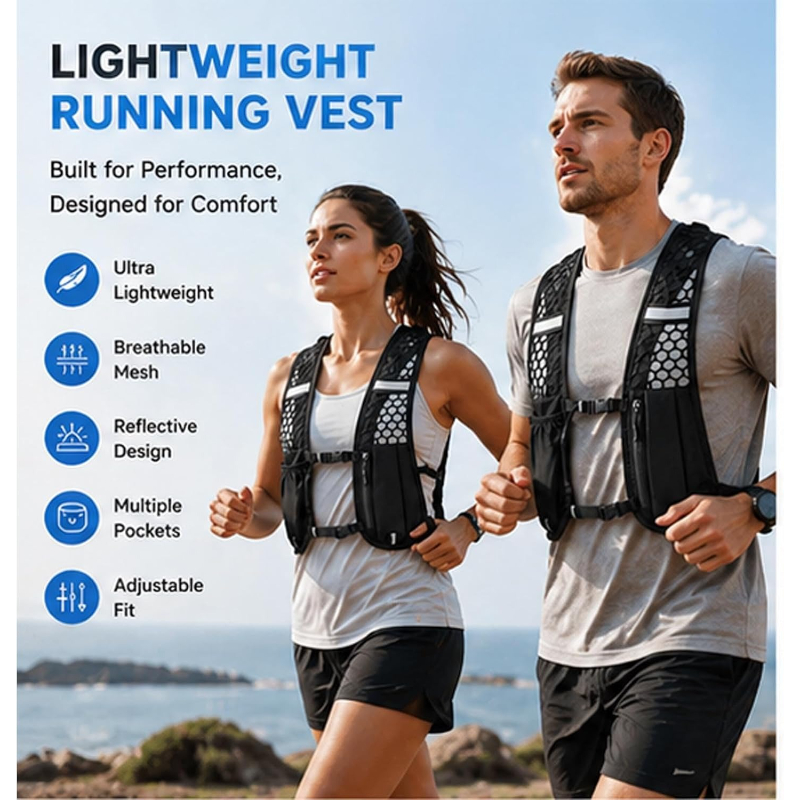 WOOJACK Hydration Running Vest - Running Gear Water avis et prix