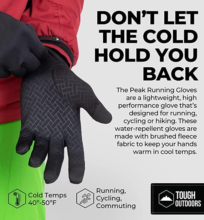 Men's Winter Gloves - Touchscr - Running Gear Cold Weather avis et prix