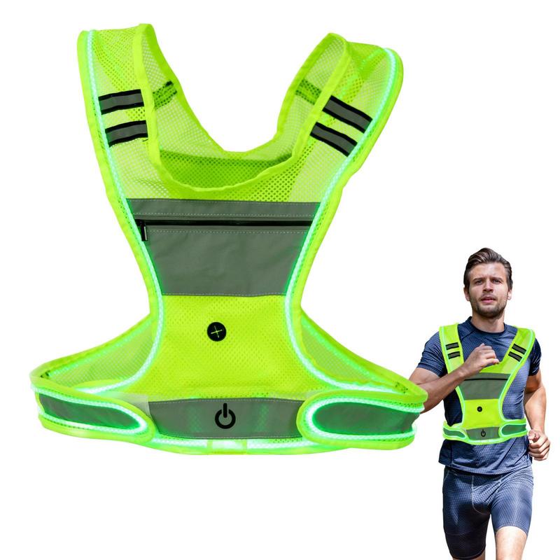 Led Light Up Running Vest Fron - Running Visibility Gear avis et prix