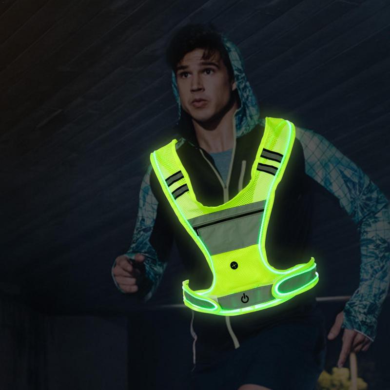 Led Light Up Running Vest Fron - Running Visibility Gear avis et prix