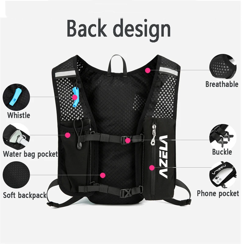 5L Running Hydration Vest Back - Running Gear Water avis et prix