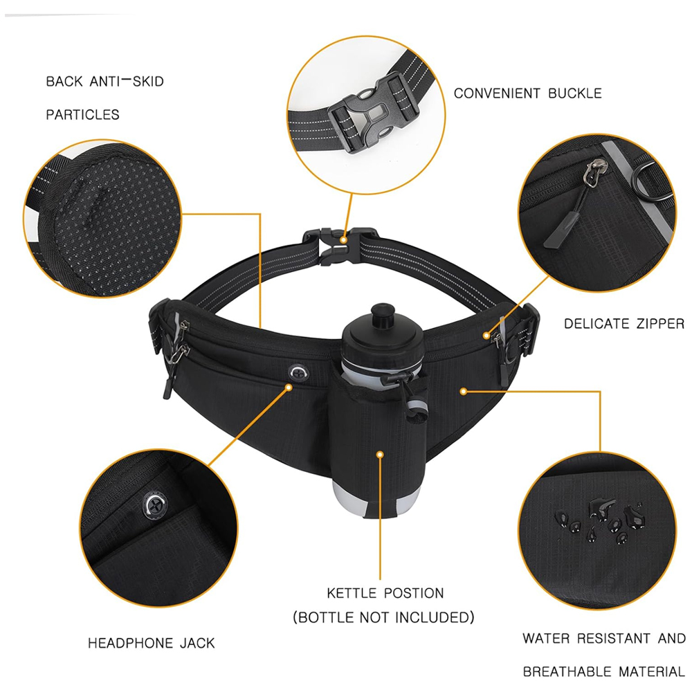 1PCS Fanny Pack with Water Bot - Running Gear Water avis et prix