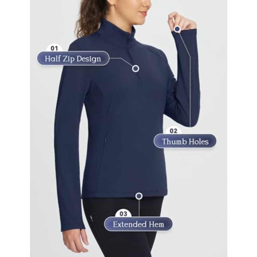 Women's Fleece Pullover Jacket - Running Gear Cold Weather avis et prix