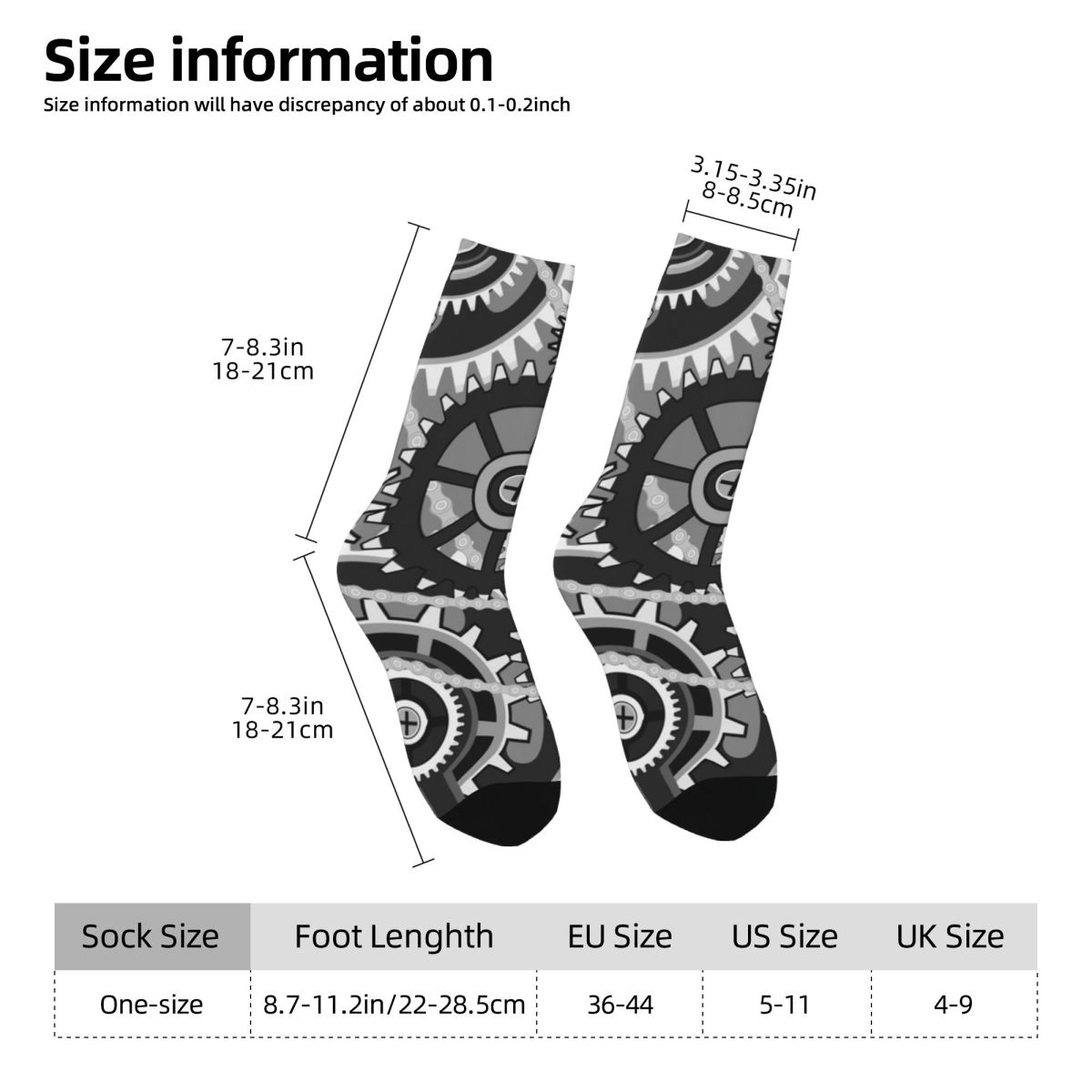 Gears Vintage Wheels Stockings - Running Gear Gifts avis et prix